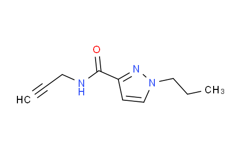 CAS No. 1437432-06-8, N-(Prop-2-yn-1-yl)-1-propyl-1H-pyrazole-3-carboxamide