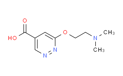 CAS No. 1437433-49-2, 6-(2-(Dimethylamino)ethoxy)pyridazine-4-carboxylic acid