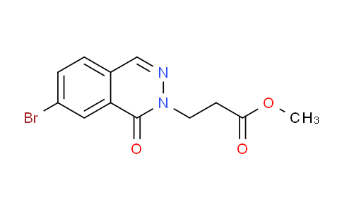 CAS No. 1437433-66-3, Methyl 3-(7-bromo-1-oxophthalazin-2(1H)-yl)propanoate