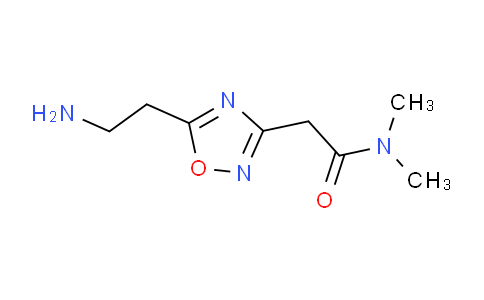 CAS No. 1437434-57-5, 2-(5-(2-Aminoethyl)-1,2,4-oxadiazol-3-yl)-N,N-dimethylacetamide