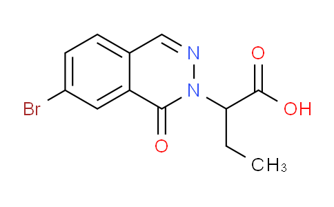 CAS No. 1437435-90-9, 2-(7-Bromo-1-oxophthalazin-2(1H)-yl)butanoic acid