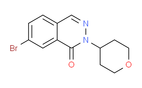 CAS No. 1437436-13-9, 7-Bromo-2-(tetrahydro-2H-pyran-4-yl)phthalazin-1(2H)-one
