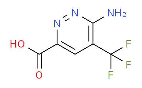 CAS No. 1437452-02-2, 6-Amino-5-(trifluoromethyl)pyridazine-3-carboxylic acid