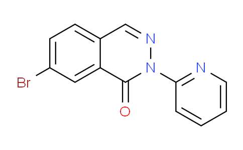 CAS No. 1437480-65-3, 7-Bromo-2-(pyridin-2-yl)phthalazin-1(2H)-one