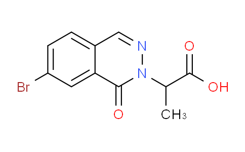 CAS No. 1437482-55-7, 2-(7-Bromo-1-oxophthalazin-2(1H)-yl)propanoic acid