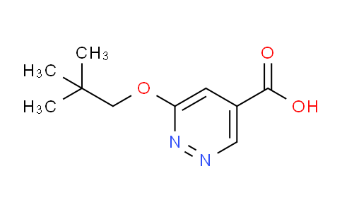 CAS No. 1437483-16-3, 6-(Neopentyloxy)pyridazine-4-carboxylic acid