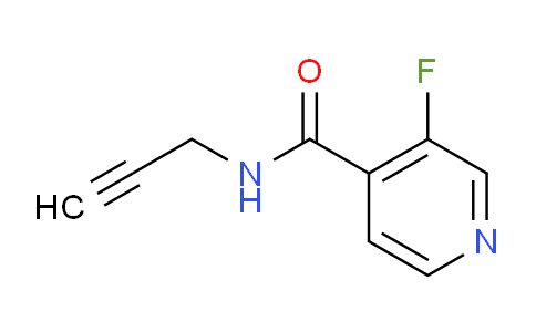 CAS No. 1437485-26-1, 3-Fluoro-N-(prop-2-yn-1-yl)isonicotinamide