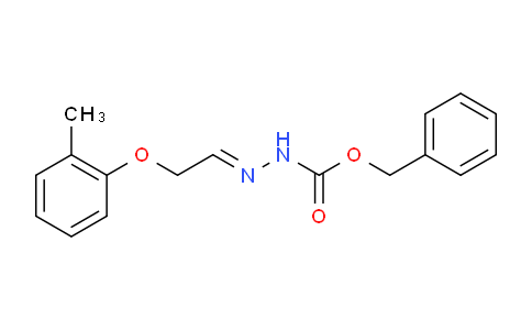 CAS No. 1437796-63-8, (E)-Benzyl 2-(2-(o-tolyloxy)ethylidene)hydrazinecarboxylate