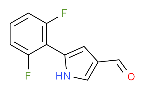 CAS No. 928324-50-9, 5-(2,6-Difluorophenyl)-1H-pyrrole-3-carbaldehyde