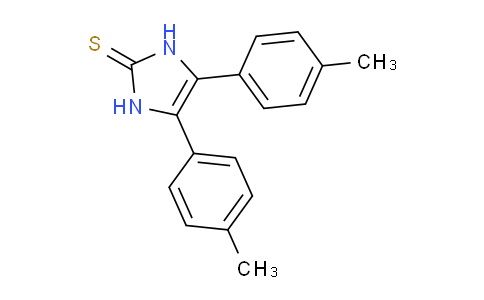 CAS No. 73181-95-0, 4,5-Di-p-tolyl-1H-imidazole-2(3H)-thione