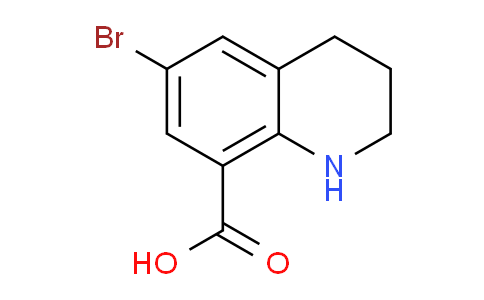 CAS No. 123296-83-3, 6-Bromo-1,2,3,4-tetrahydroquinoline-8-carboxylic acid