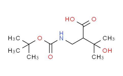 CAS No. 1233513-26-2, N-Boc-2-aminomethyl-3-hydroxy-3-methylbutanoic acid