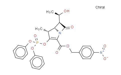 CAS No. 1233517-79-7, 4-NITROBENZYL (4R,5S,6S)-3-(DIPHENYLOXY)PHOSPHORYLOXY-6-[(1R)-1-HYDROXYETHYL]-4-METHYL-7-OXO-1-AZABICYCLO[3,2,0]HEPT-2-ENE-2-CARBOXYLATE