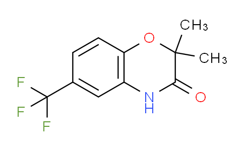 CAS No. 1517344-87-4, 2,2-Dimethyl-6-(trifluoromethyl)-2H-benzo[b][1,4]oxazin-3(4H)-one