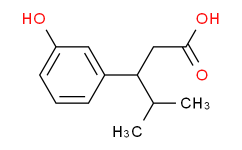 CAS No. 1519665-43-0, 3-(3-Hydroxyphenyl)-4-methylpentanoic Acid