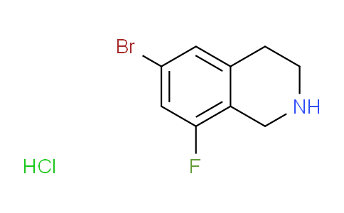 CAS No. 1432679-94-1, 6-Bromo-8-fluoro-1,2,3,4-tetrahydroisoquinoline hydrochloride