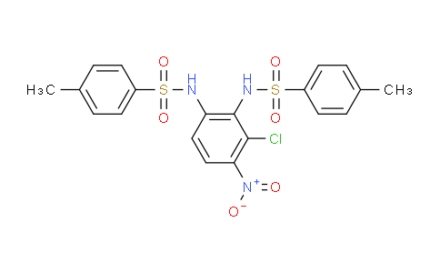CAS No. 143334-89-8, N,N’-(3-Chloro-4-nitro-1,2-phenylene)bis(4-methylbenzenesulfonamide)