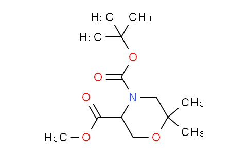CAS No. 1272758-01-6, METHYL 4-BOC-2,2-DIMETHYL-MORPHOLINE-5-CARBOXYLATE