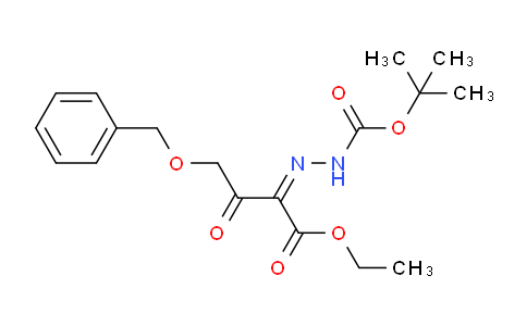 CAS No. 1674398-09-4, tert-Butyl 2-(4-(benzyloxy)-1-ethoxy-1,3-dioxobutan-2-ylidene)hydrazinecarboxylate