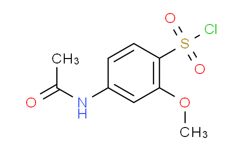 CAS No. 16781-12-7, 4-Acetamido-2-methoxybenzenesulfonyl chloride