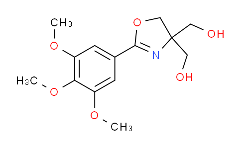 CAS No. 92502-40-4, (2-(3,4,5-Trimethoxyphenyl)-4,5-dihydrooxazole-4,4-diyl)dimethanol
