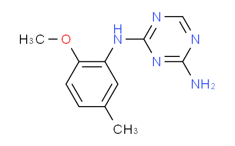 CAS No. 925070-03-7, N2-(2-Methoxy-5-methylphenyl)-1,3,5-triazine-2,4-diamine