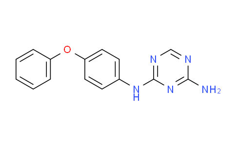 CAS No. 92555-69-6, N2-(4-Phenoxyphenyl)-1,3,5-triazine-2,4-diamine