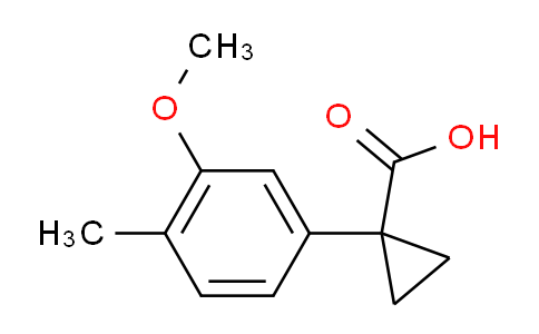 CAS No. 926209-30-5, 1-(3-Methoxy-4-methylphenyl)cyclopropanecarboxylic Acid