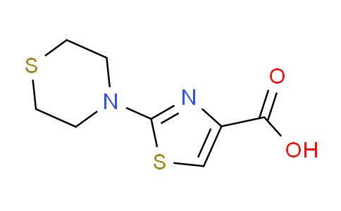 CAS No. 955400-67-6, 2-Thiomorpholinothiazole-4-carboxylic acid