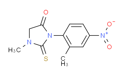 CAS No. 956587-18-1, 1-Methyl-3-(2-methyl-4-nitrophenyl)-2-thioxoimidazolidin-4-one