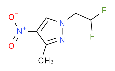 CAS No. 1245808-38-1, 1-(2,2-Difluoroethyl)-3-methyl-4-nitro-1H-pyrazole