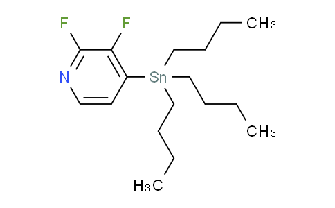CAS No. 1245816-05-0, 2,3-Difluoro-4-(tributylstannyl)pyridine
