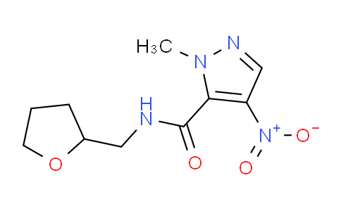 CAS No. 1245823-87-3, 1-Methyl-4-nitro-N-((tetrahydrofuran-2-yl)methyl)-1H-pyrazole-5-carboxamide