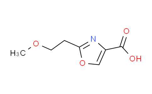 CAS No. 1247407-83-5, 2-(2-Methoxyethyl)oxazole-4-carboxylic Acid