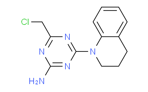 CAS No. 108846-90-8, 4-(Chloromethyl)-6-(3,4-dihydroquinolin-1(2H)-yl)-1,3,5-triazin-2-amine