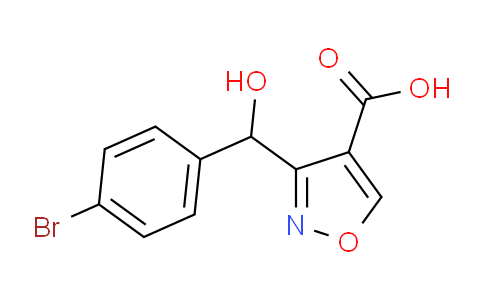 CAS No. 2006276-91-9, 3-[(4-Bromophenyl)(hydroxy)methyl]isoxazole-4-carboxylic Acid
