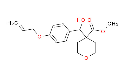 CAS No. 2006276-94-2, Methyl 4-[[4-(Allyloxy)phenyl](hydroxy)methyl]tetrahydropyran-4-carboxylate