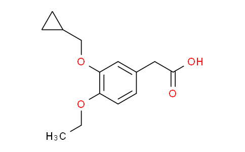 CAS No. 2006277-02-5, 2-[3-(Cyclopropylmethoxy)-4-ethoxyphenyl]acetic Acid