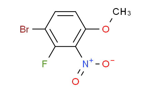 CAS No. 1352317-80-6, 1-Bromo-2-fluoro-4-methoxy-3-nitrobenzene