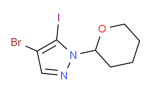 CAS No. 1352318-61-6, 4-Bromo-5-iodo-1-(oxan-2-yl)pyrazole