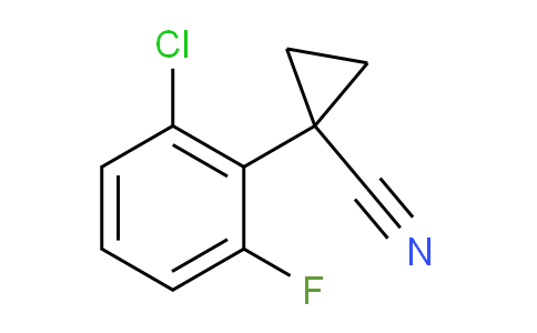 CAS No. 124276-45-5, 1-(2-Chloro-6-fluorophenyl)cyclopropanecarbonitrile
