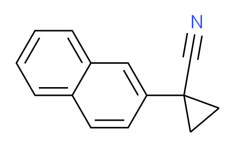 CAS No. 124277-03-8, 1-(2-Naphthyl)cyclopropanecarbonitrile