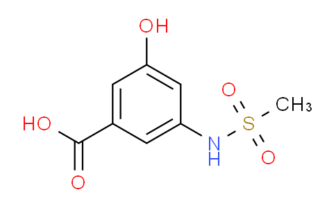 CAS No. 1243364-91-1, 3-Hydroxy-5-(methylsulfonamido)benzoic Acid