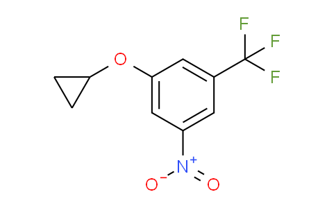 CAS No. 1243387-55-4, 1-Cyclopropoxy-3-nitro-5-(trifluoromethyl)benzene