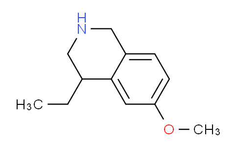 CAS No. 1243816-97-8, 4-Ethyl-6-methoxy-1,2,3,4-tetrahydroisoquinoline
