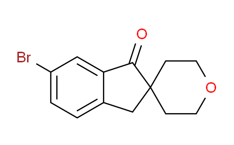 CAS No. 1245514-78-6, 6-BROMO-2',3',5',6'-TETRAHYDROSPIRO[INDENE-2,4'-PYRAN]-1(3H)-ONE