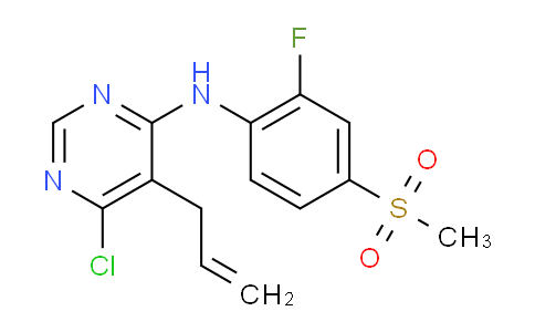 CAS No. 1001397-14-3, 5-ALLYL-6-CHLORO-N-(2-FLUORO-4-(METHYLSULFONYL)PHENYL)PYRIMIDIN-4-AMINE