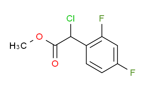 CAS No. 1247585-58-5, Methyl 2-chloro-2-(2,4-difluorophenyl)acetate