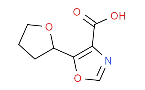 CAS No. 1247732-24-6, 5-(Tetrahydrofuran-2-yl)oxazole-4-carboxylic acid