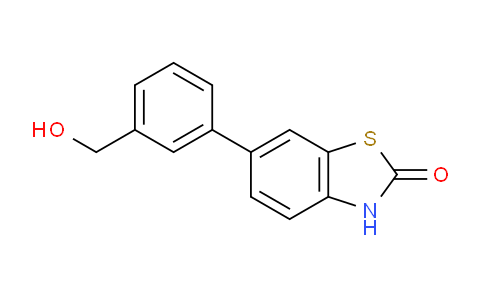 CAS No. 1349718-06-4, 6-(3-(Hydroxymethyl)phenyl)benzo[d]thiazol-2(3H)-one